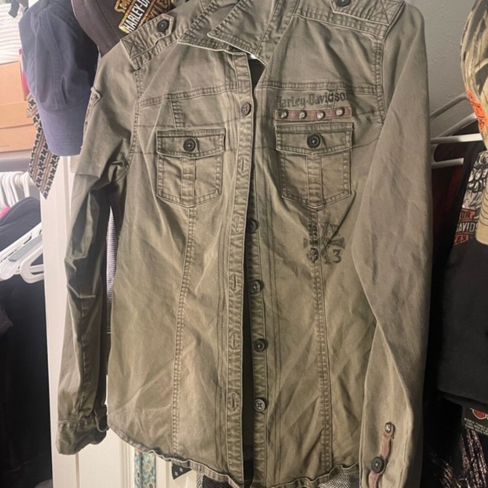 Harley-Davidson Women's Khaki Utility Jacket